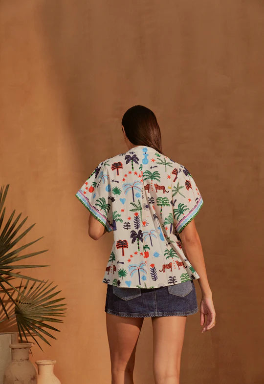 Margot Shirt - Tropical Party