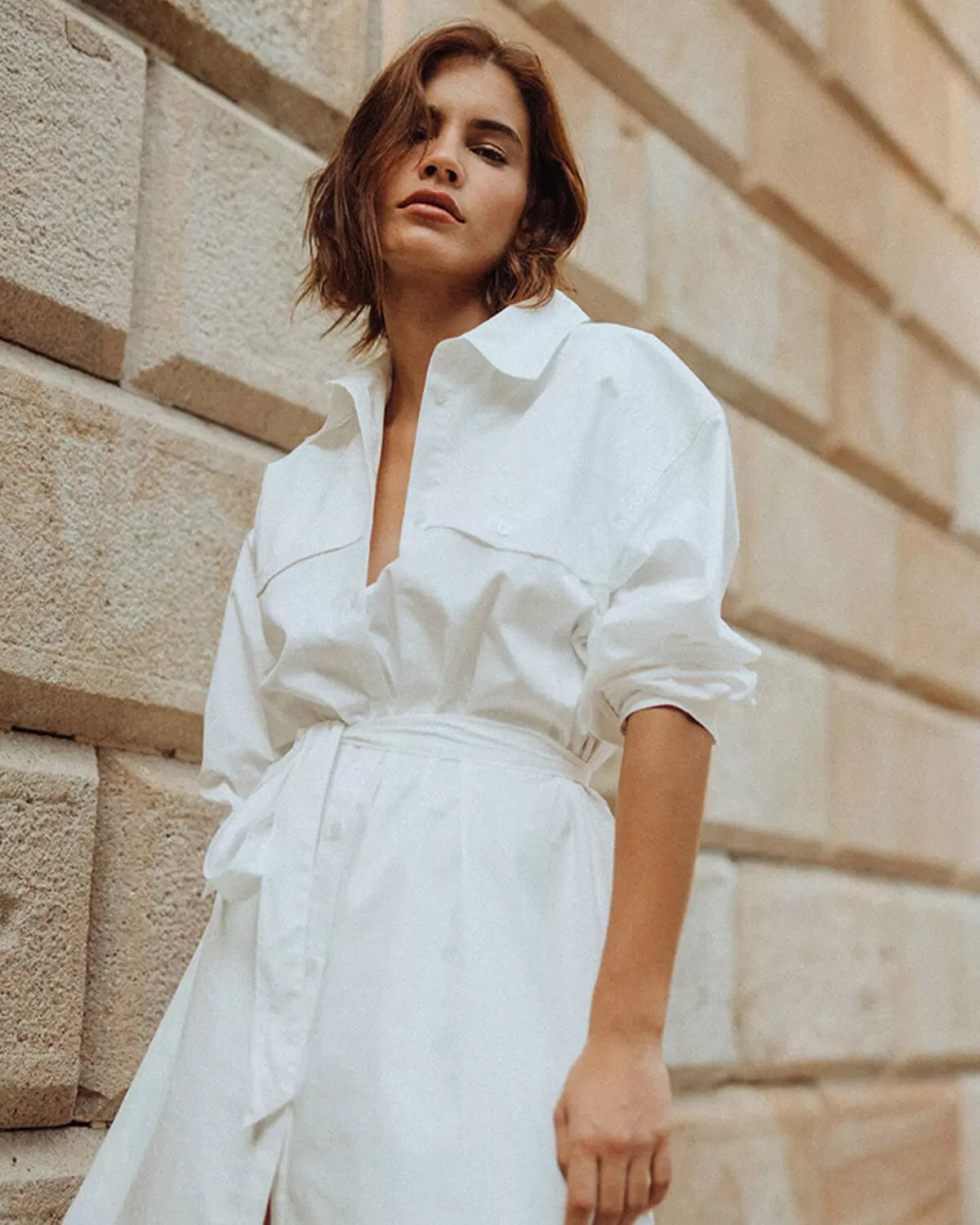 IMAYA DRESS WHITE