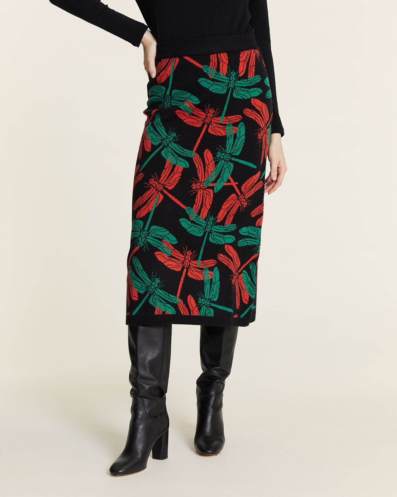 DRAGONFLY KNIT SKIRT