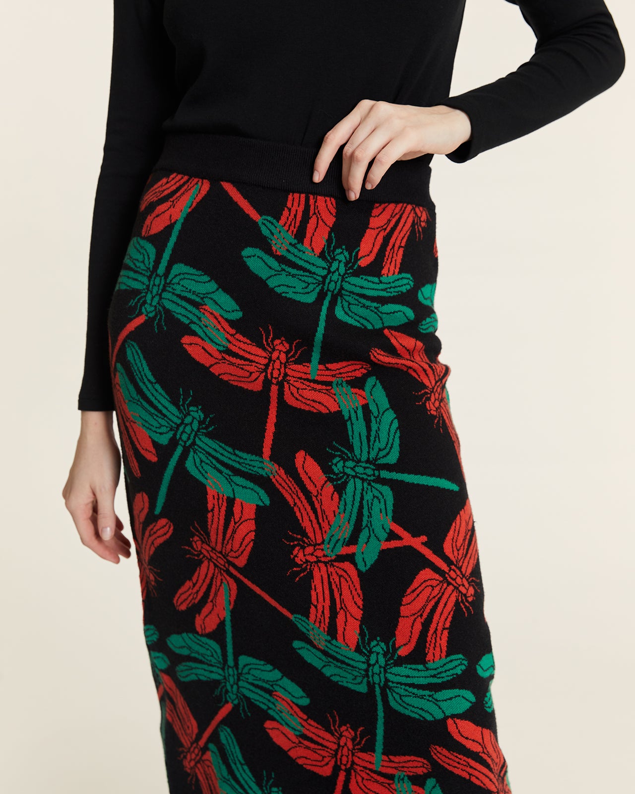 DRAGONFLY KNIT SKIRT