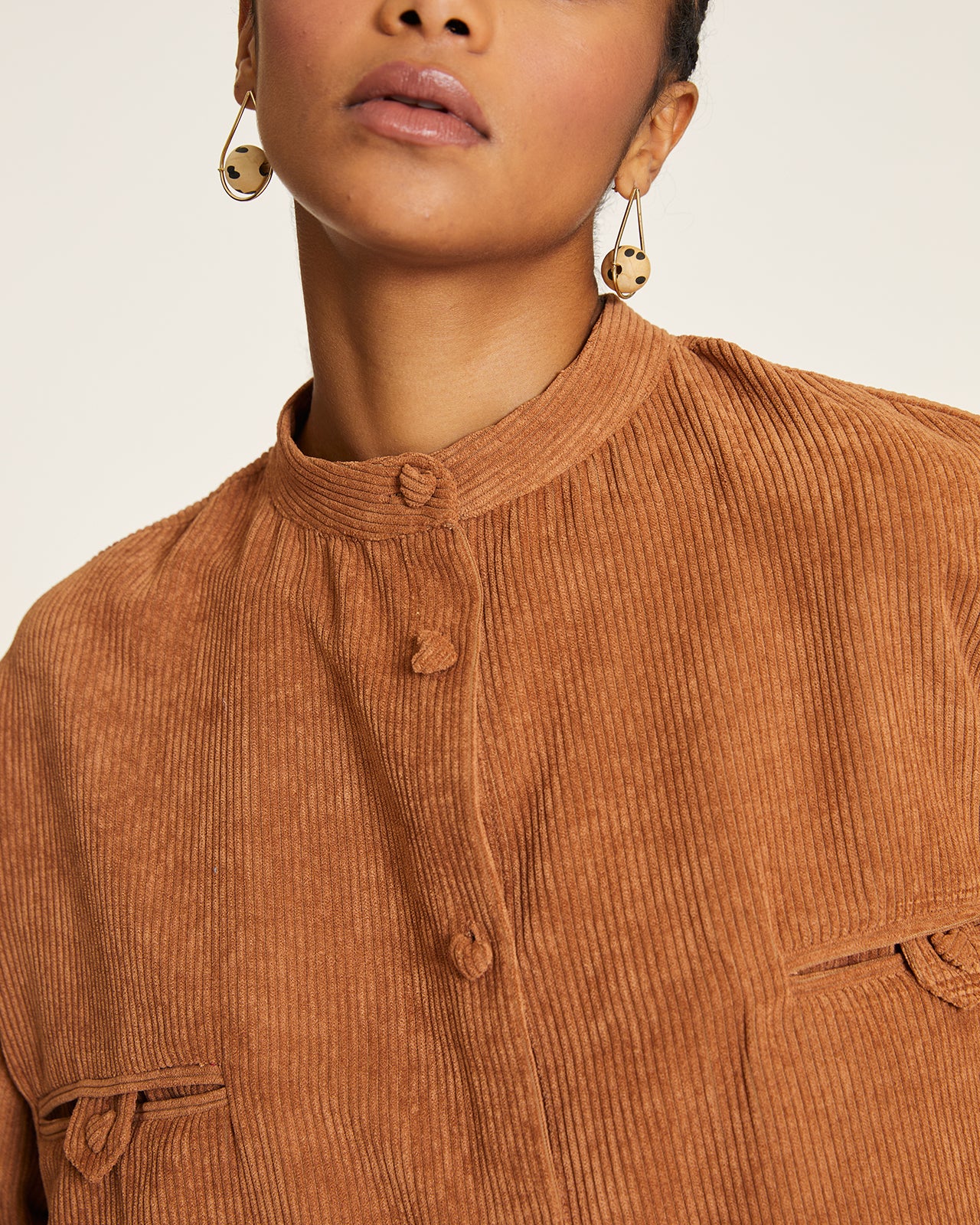 TOFFE MAO CORDUROY SHIRT