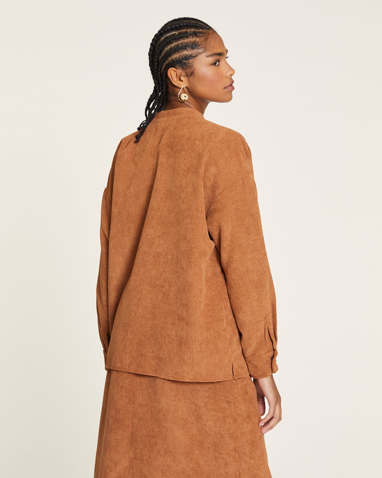 TOFFE MAO CORDUROY SHIRT
