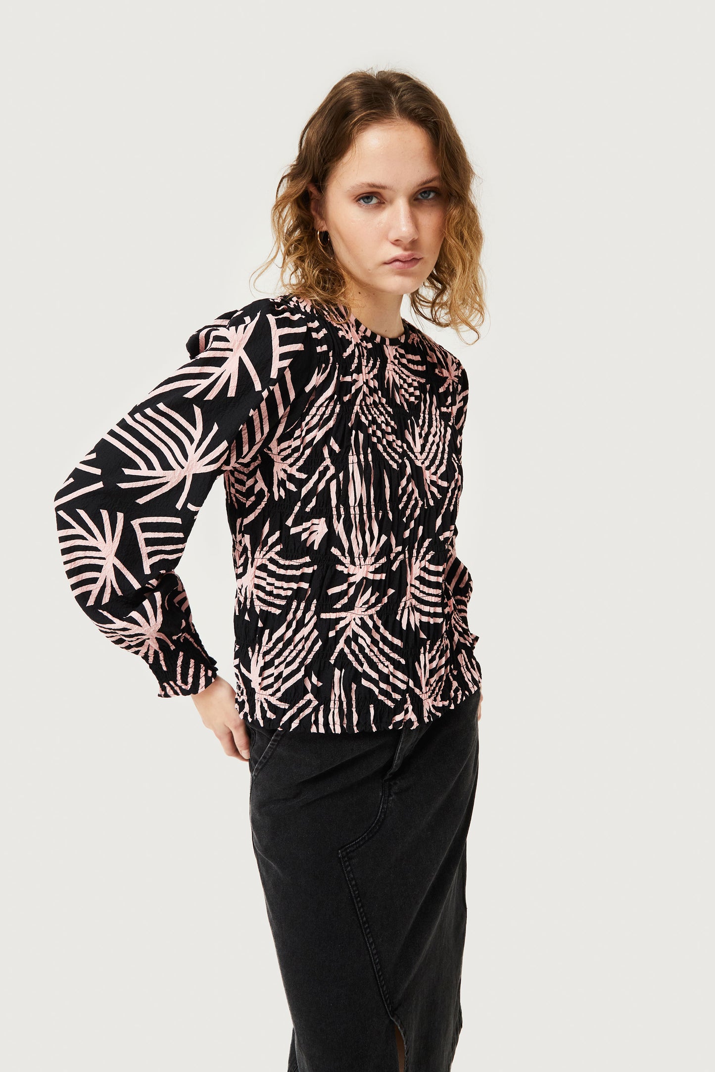 Phoenix abstract print top
