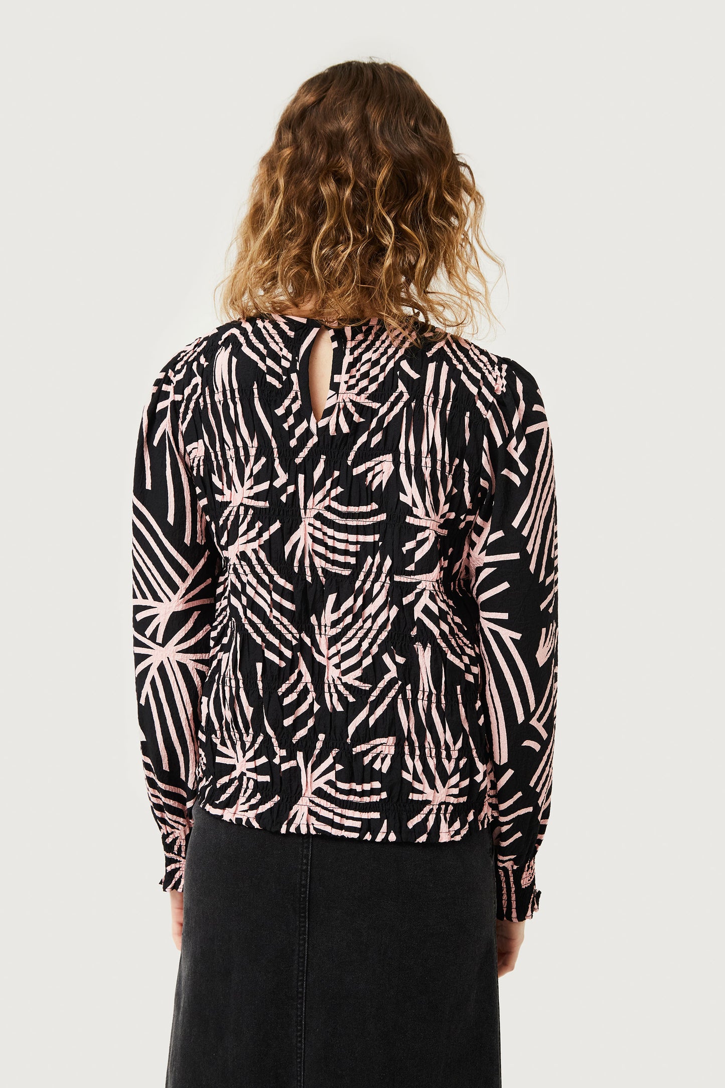 Phoenix abstract print top