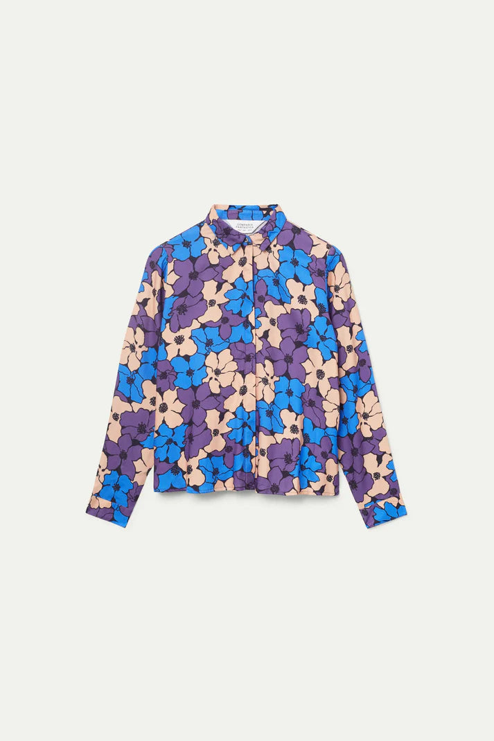 Camille floral print shirt