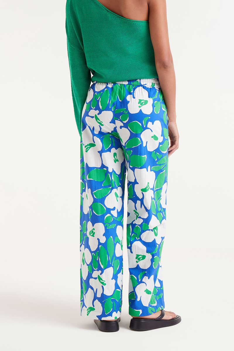 Bosco floral print long trousers