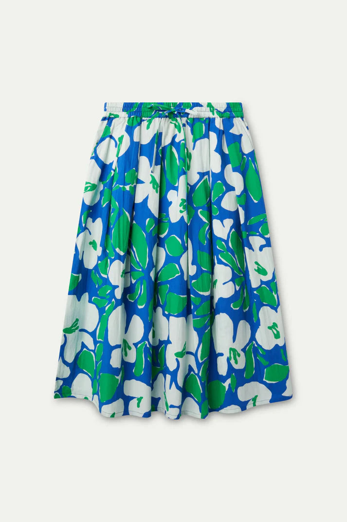 Bosco floral print midi skirt