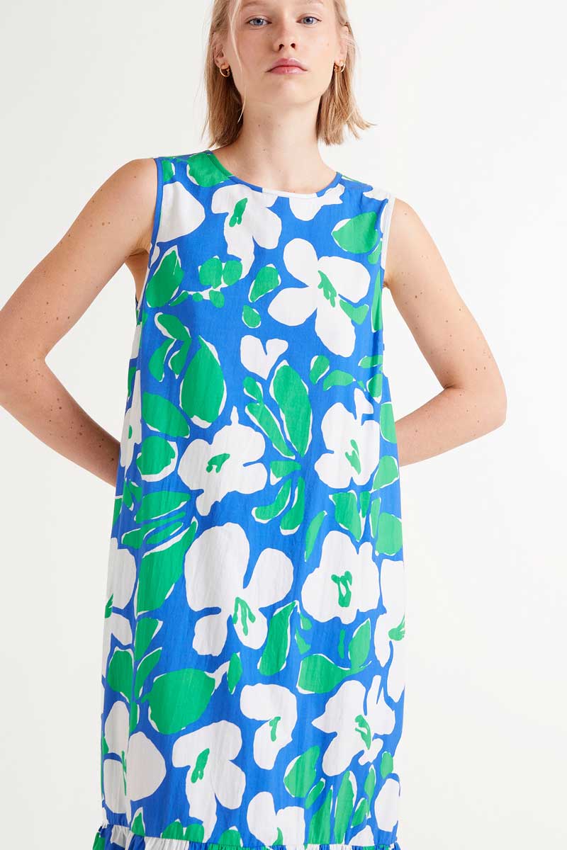 Bosco floral print long dress