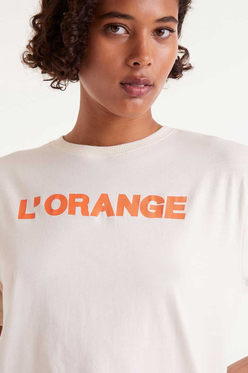 L'orange print t-shirt
