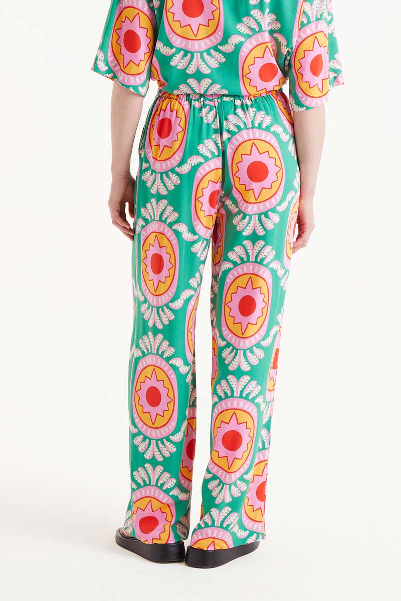 Curitiba printed straight pants