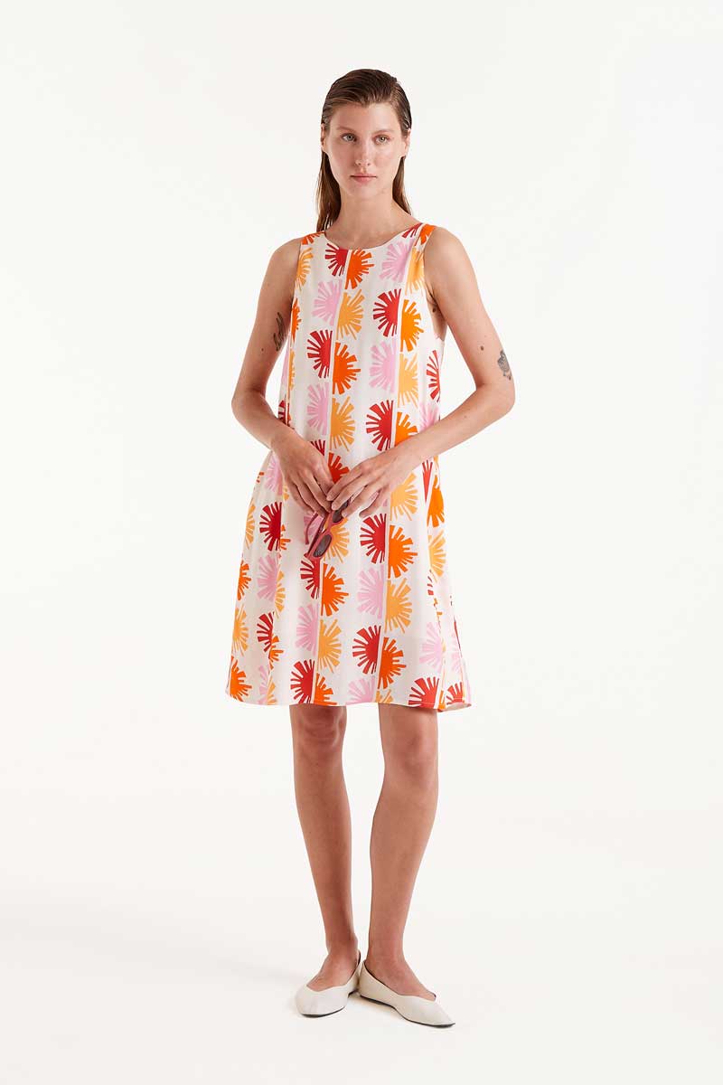 Solei printed short dress