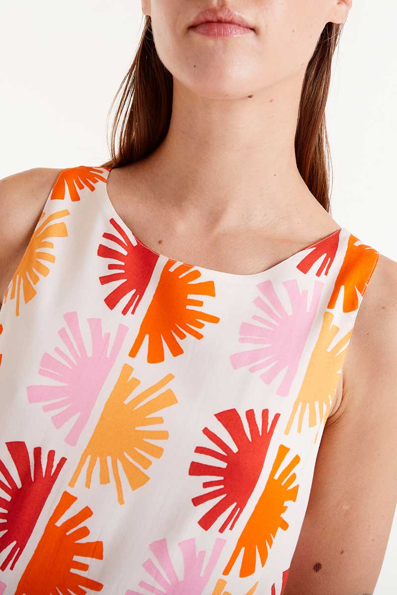 Solei printed short dress