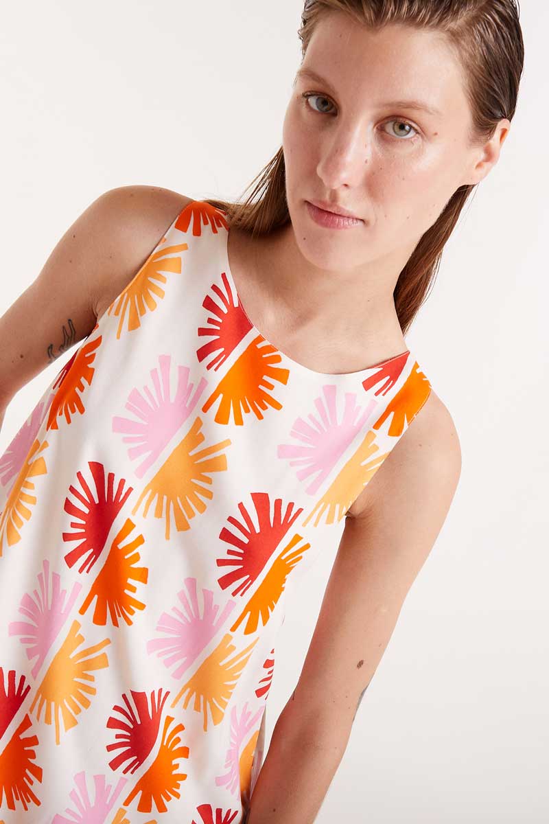 Solei printed short dress