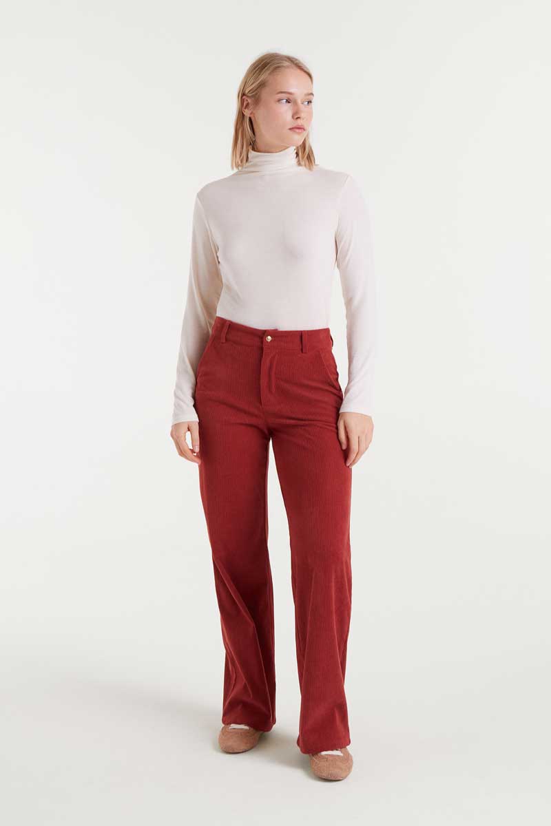 Brown corduroy pants