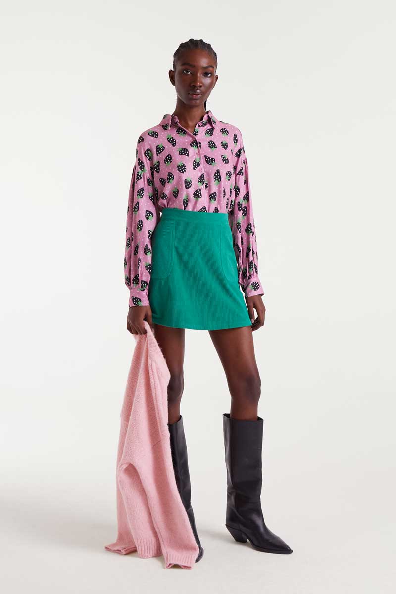 Morango Small print shirt