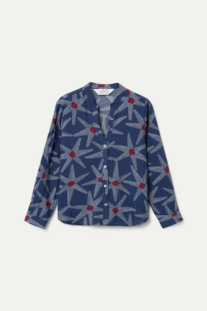 Starship print shirt