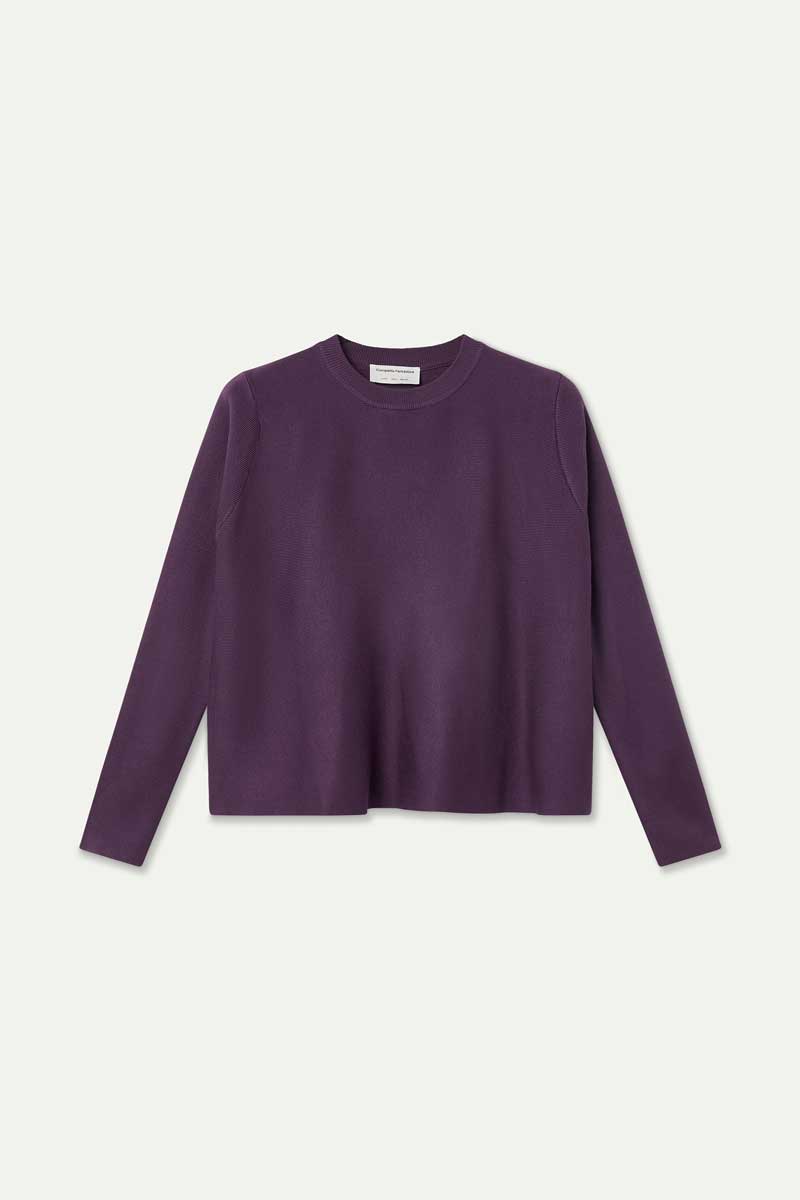 Purple basic jersey