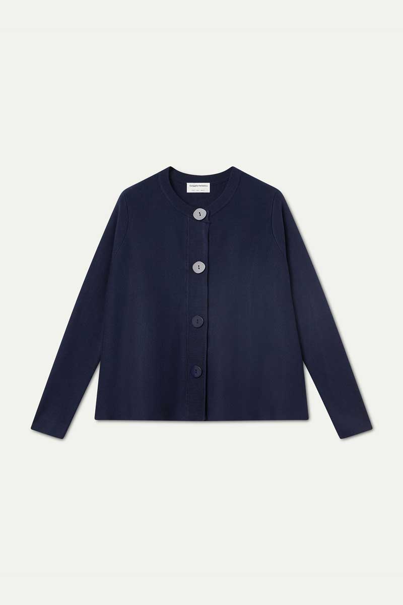 Basic navy blue cardigan