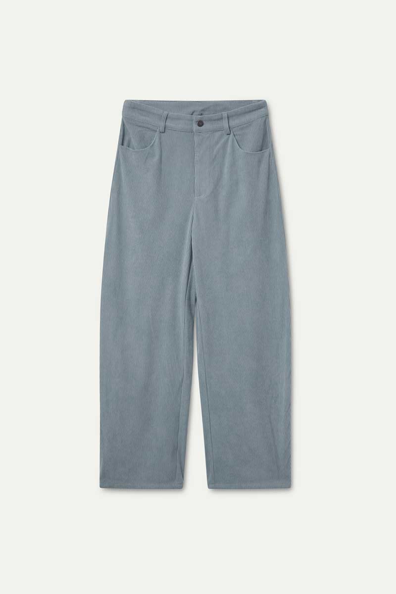 Light blue corduroy trousers