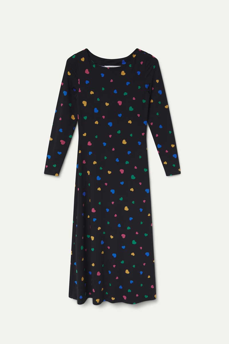 Midi dress with Candy print