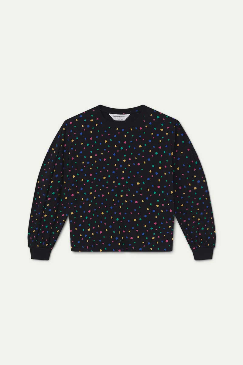 100% cotton T-shirt with Candy print