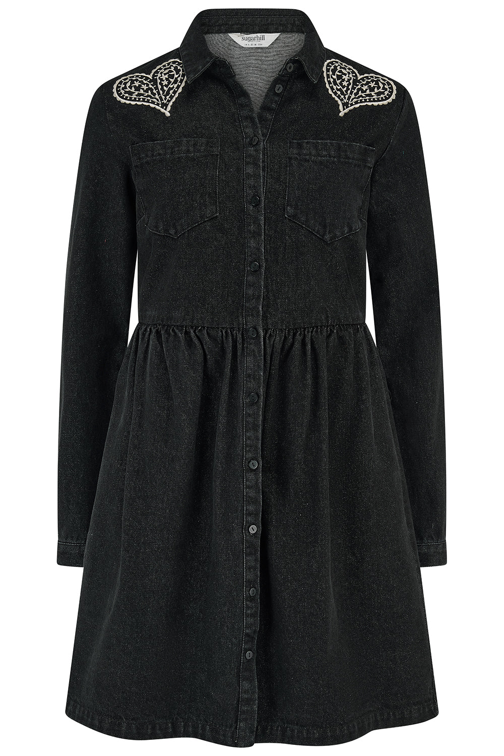 Jamelia Denim Mini Smock Dress
