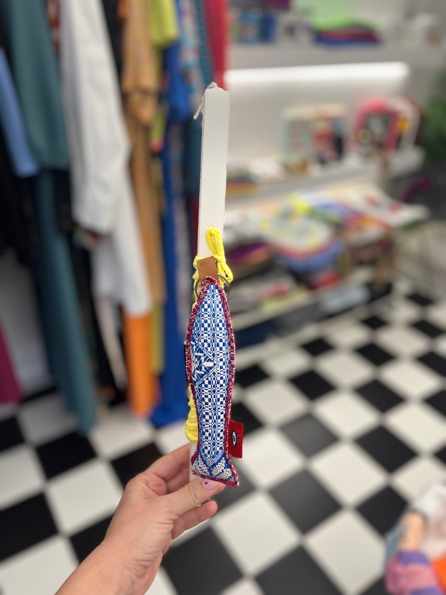 Easter Candle keyring