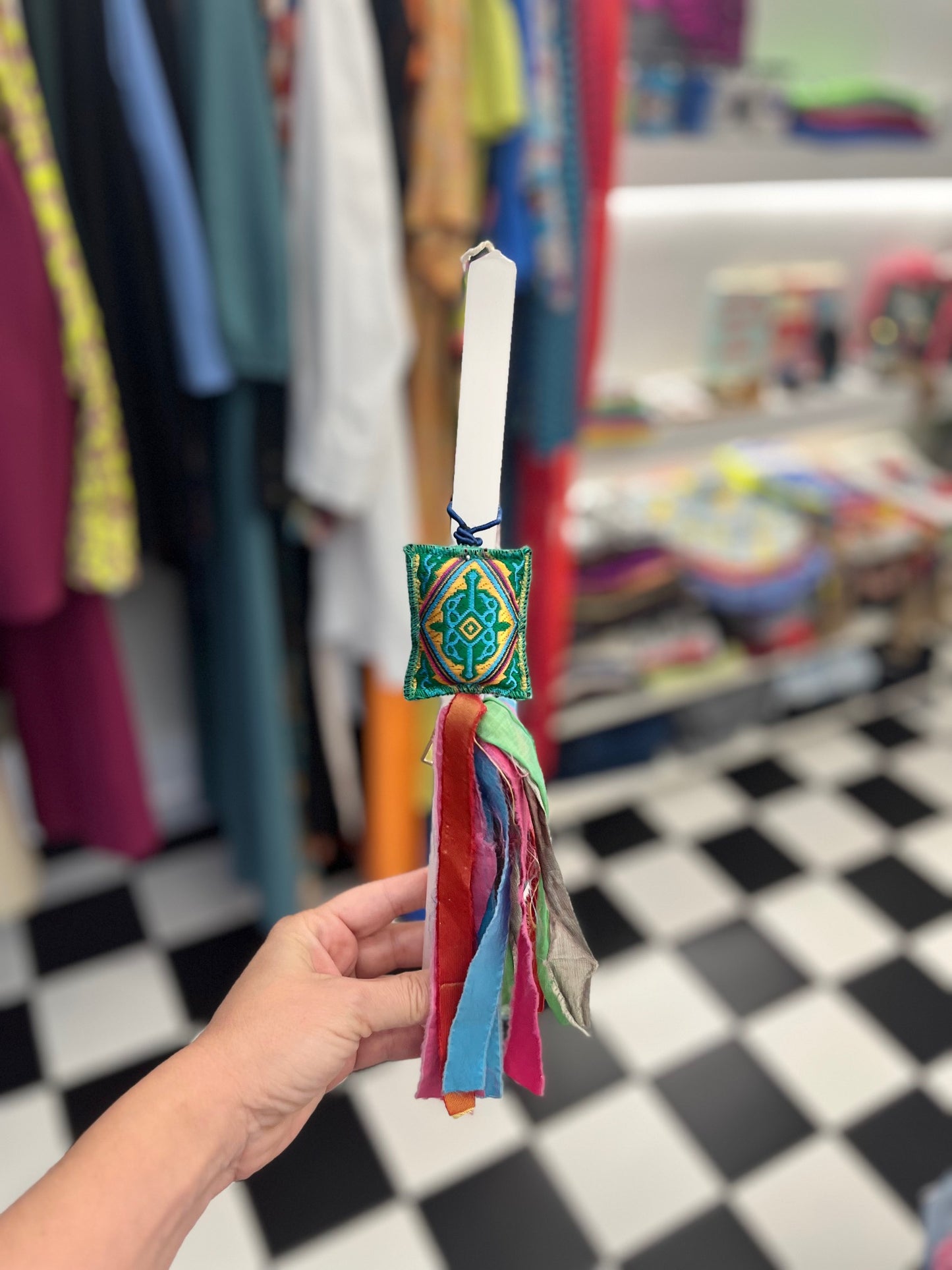 Easter Candle lucky charm