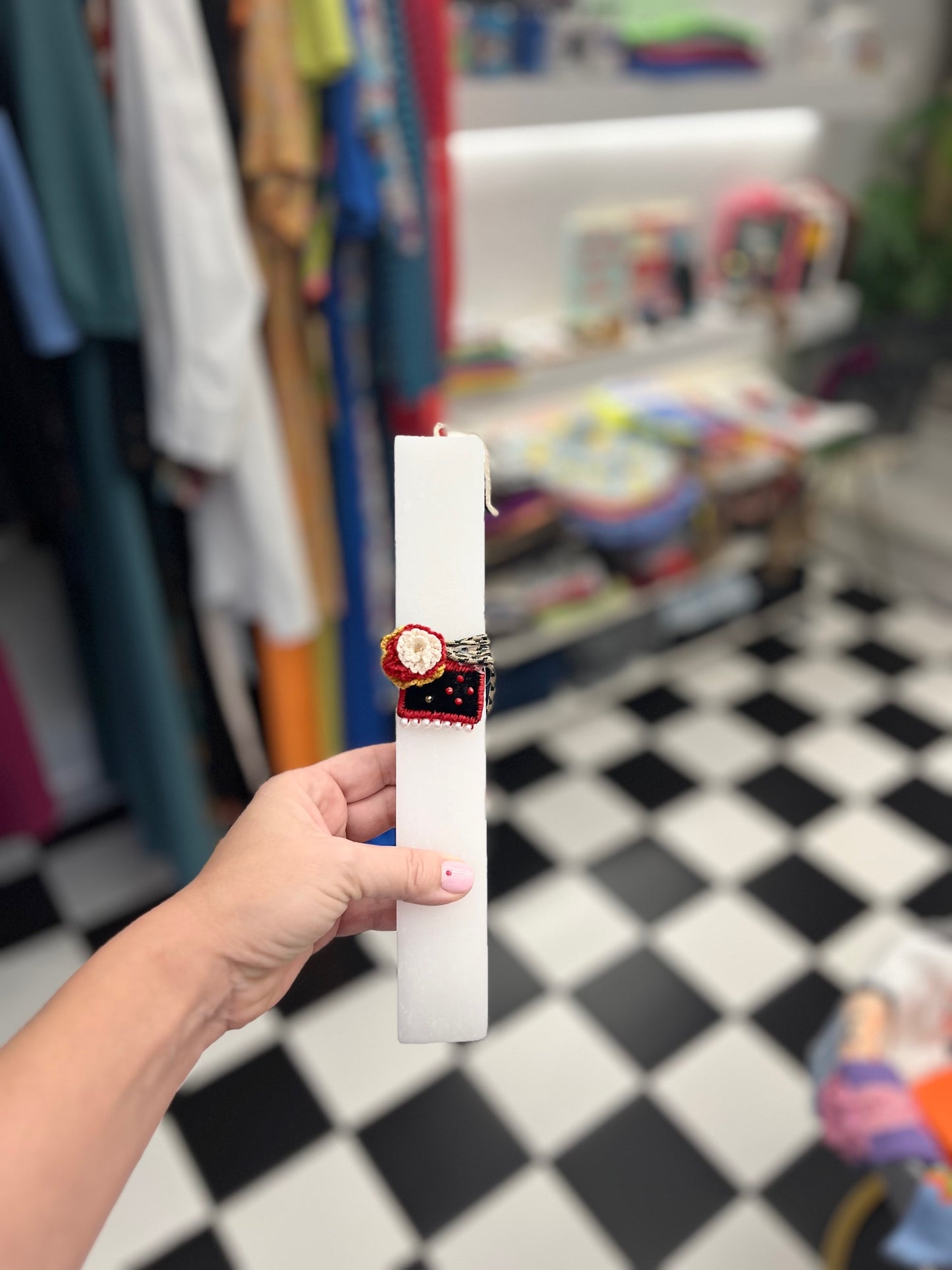 Easter Candle necklace