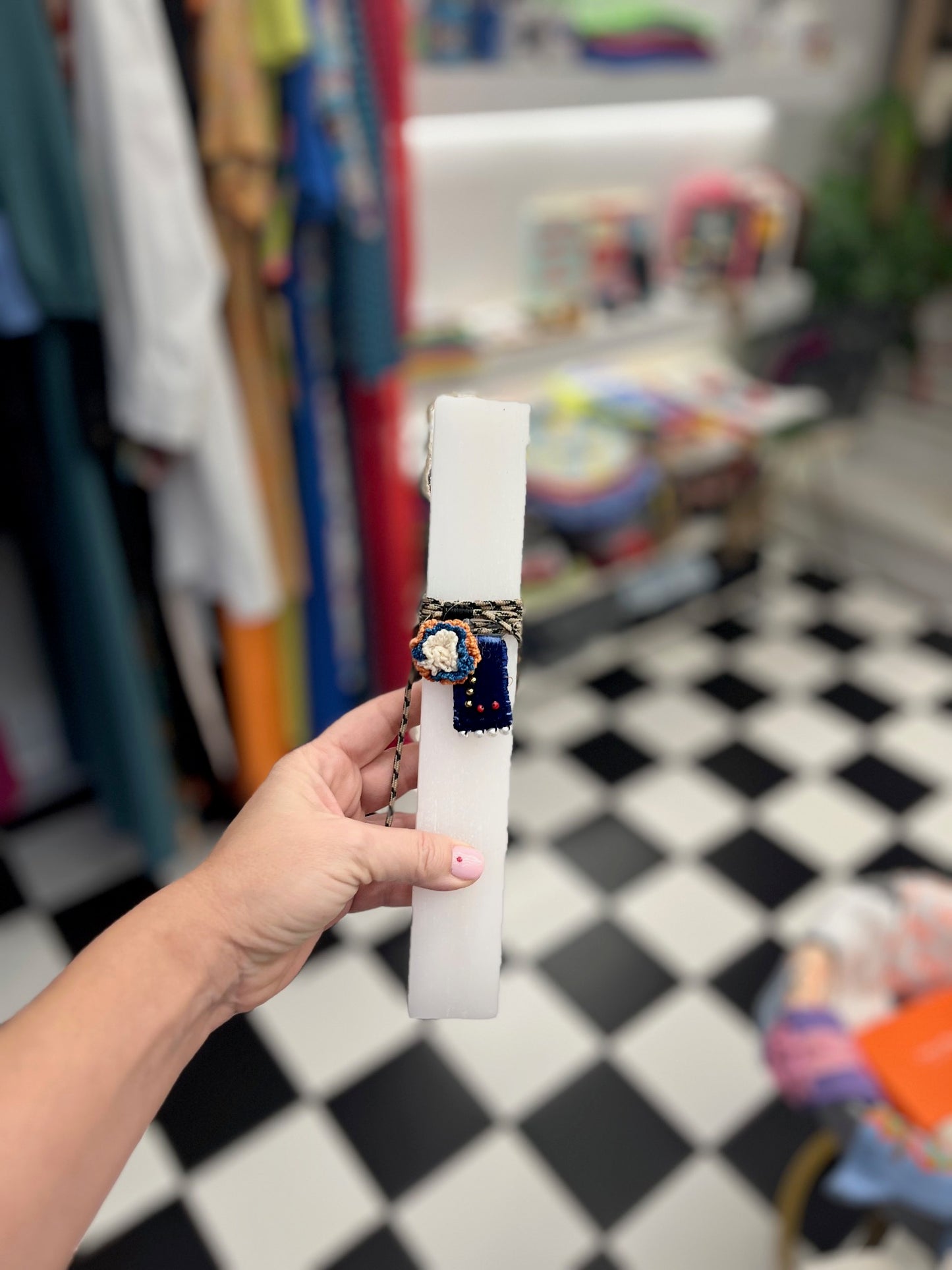 Easter Candle necklace