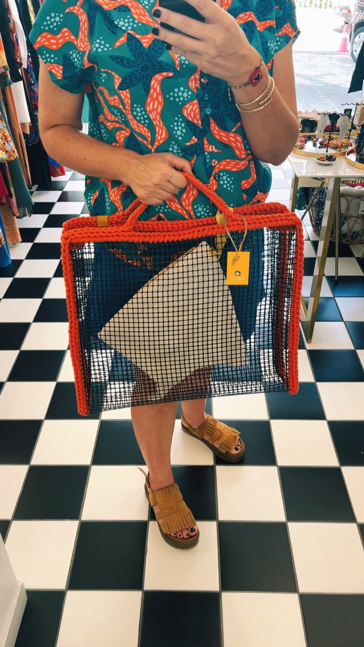 BEACH BAG see through!