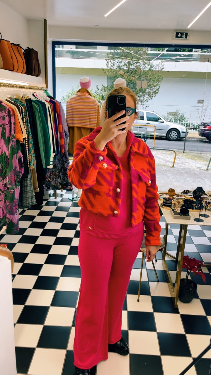 PANTS KNITWEAR FUCHSIA