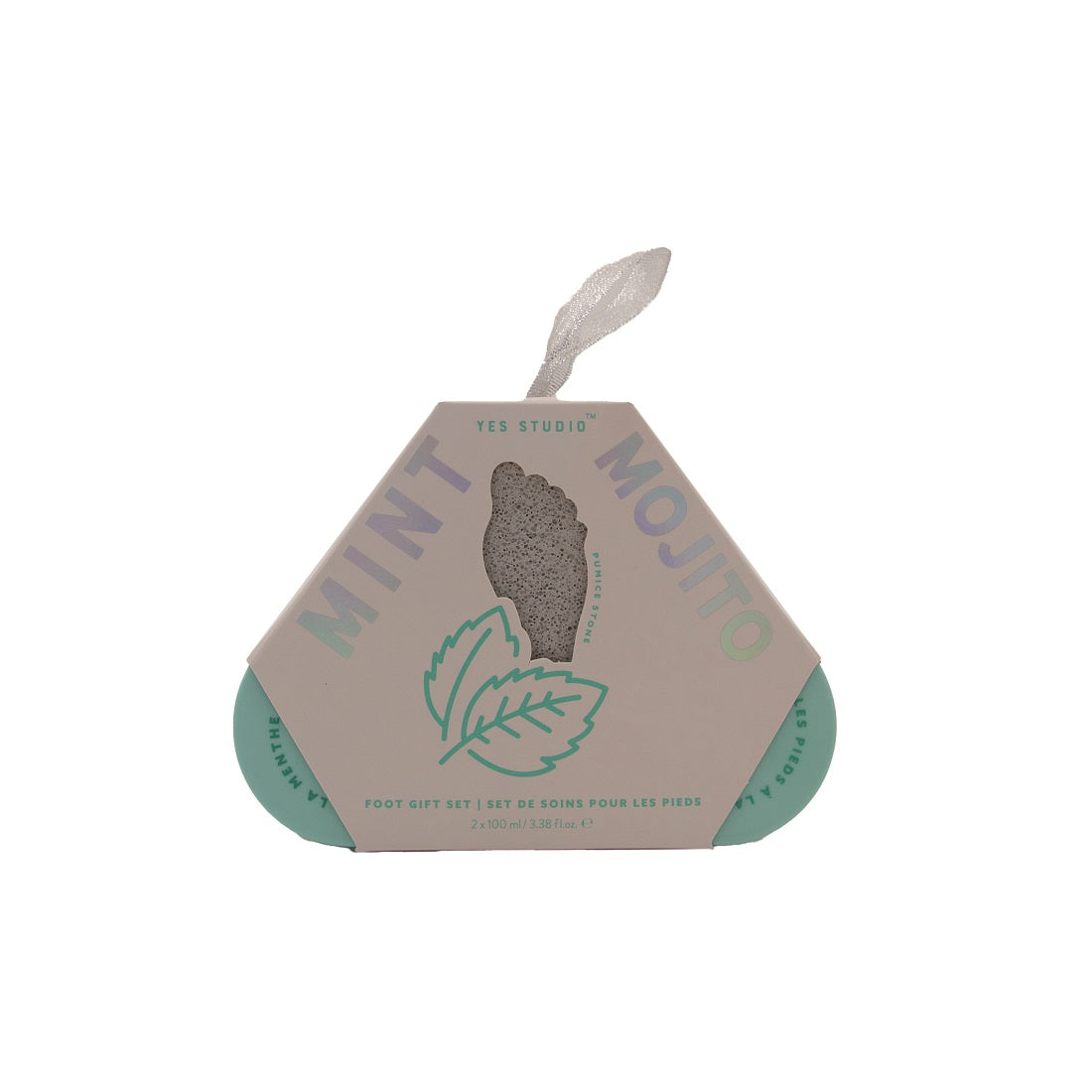 Σετ ποδιών με scrub 2*100ml ποδιών, λοσιόν & ελαφρόπετρα, Mint Mojito