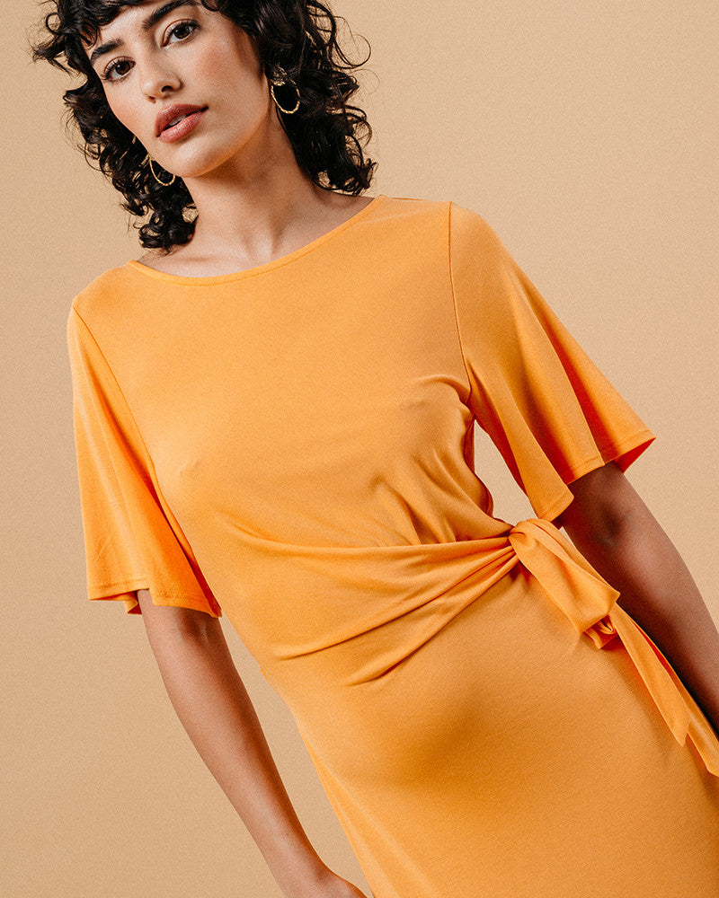 DRESS MARYLINE JAUNE