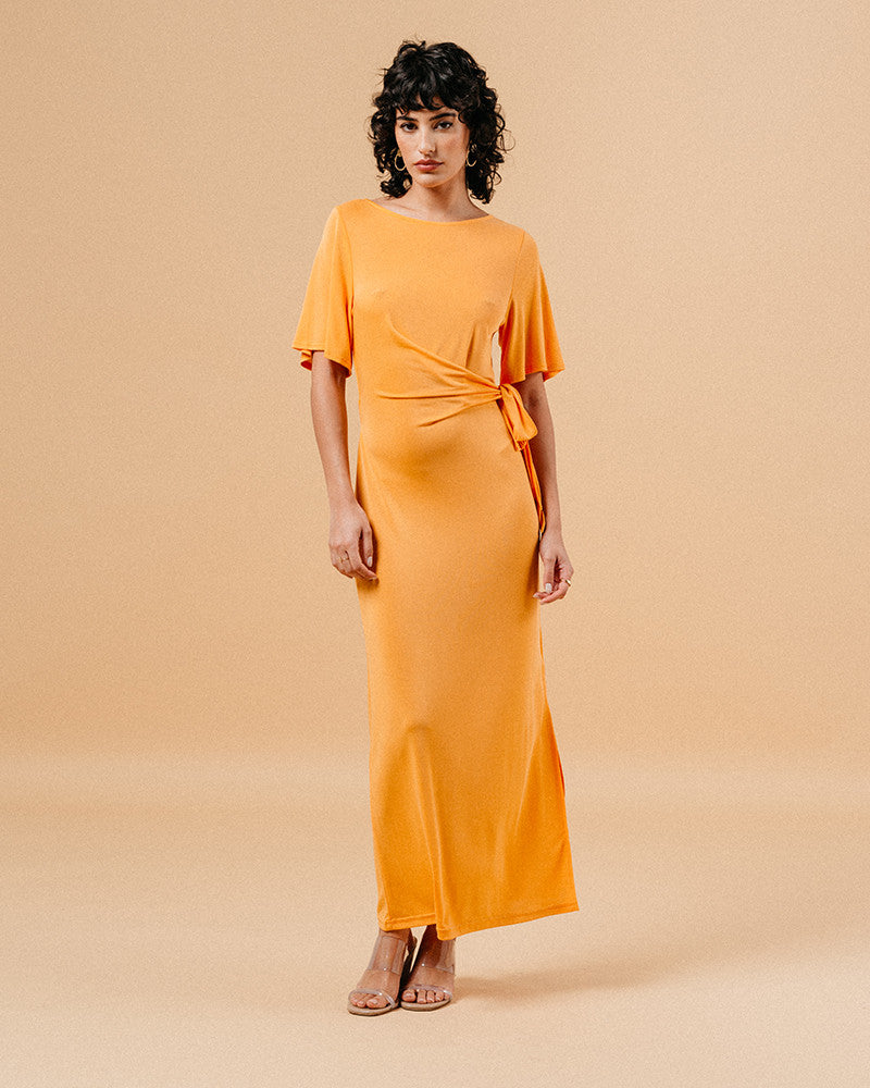 DRESS MARYLINE JAUNE