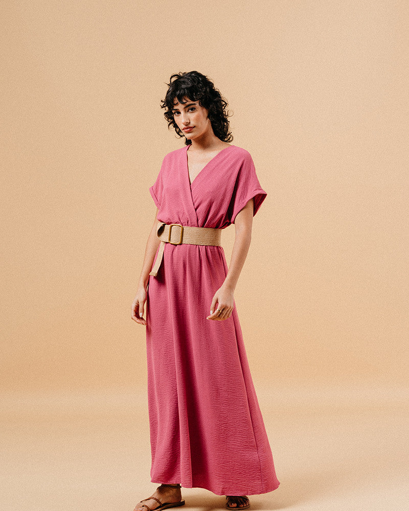 DRESS MAUD FUCHSIA