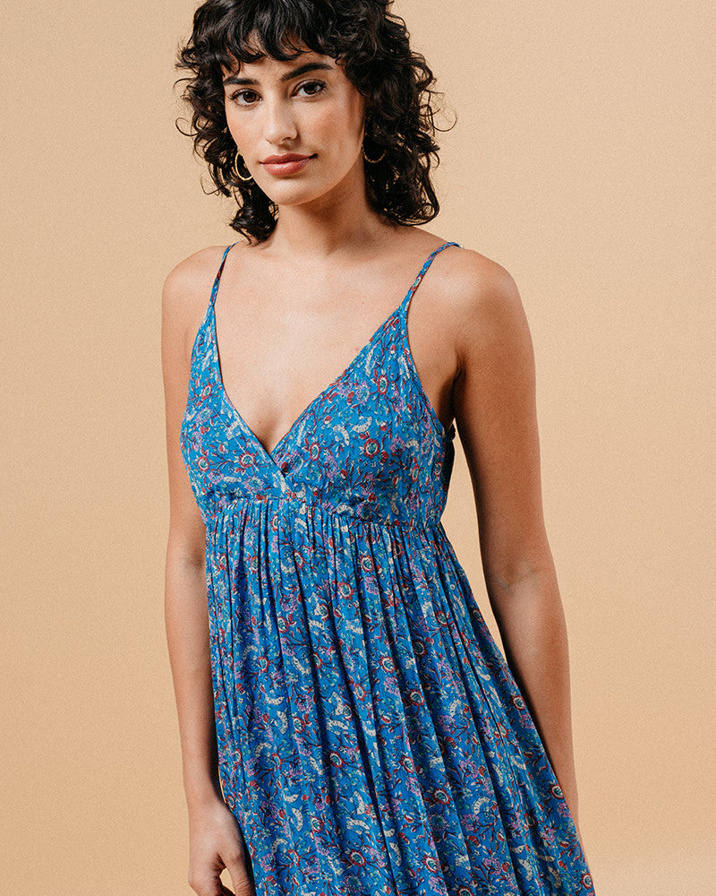 LONG DRESS BLEU MARION