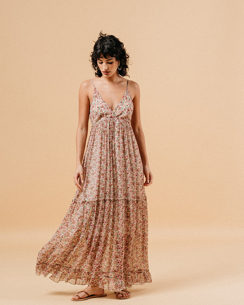LONG DRESS ECRU MARION