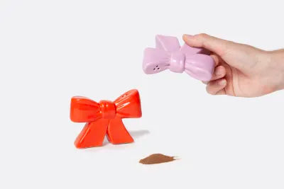 Bow Σετ Αλατοπίπερο - Ρόζ Κόκκινο