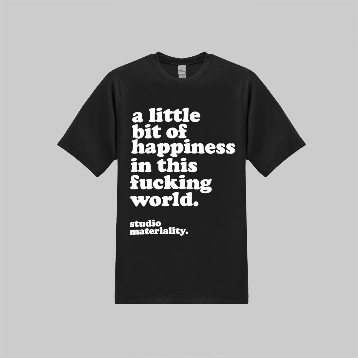 A little bit of happiness (total black)