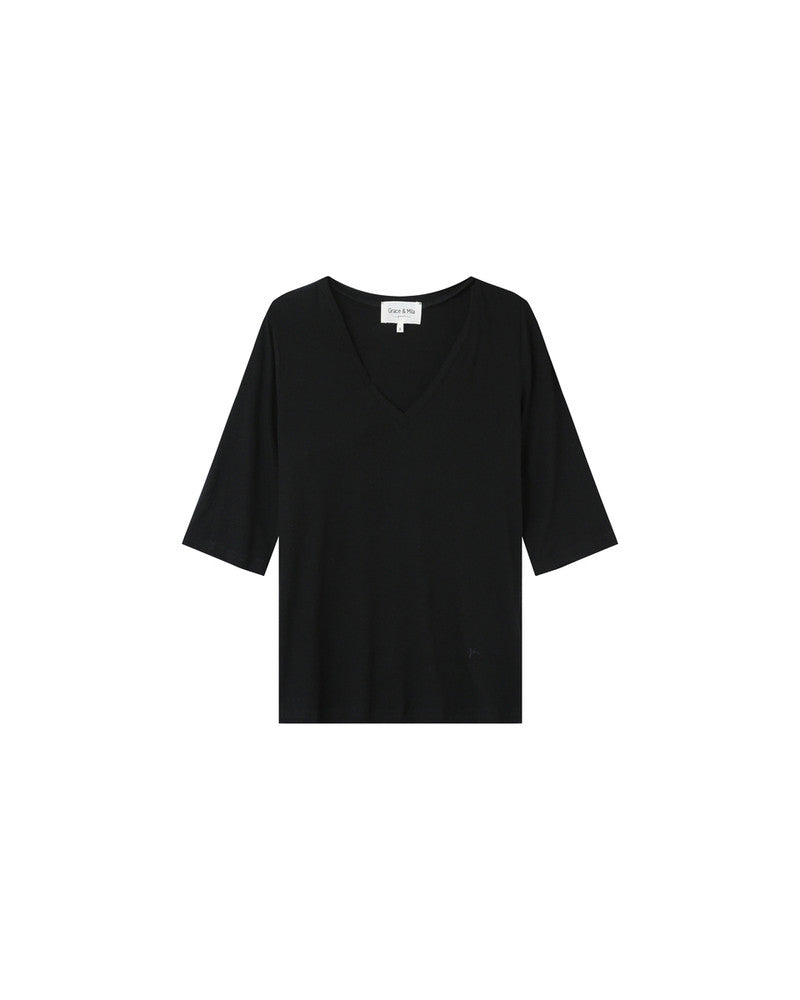 TEESHIRT LAYER NOIR