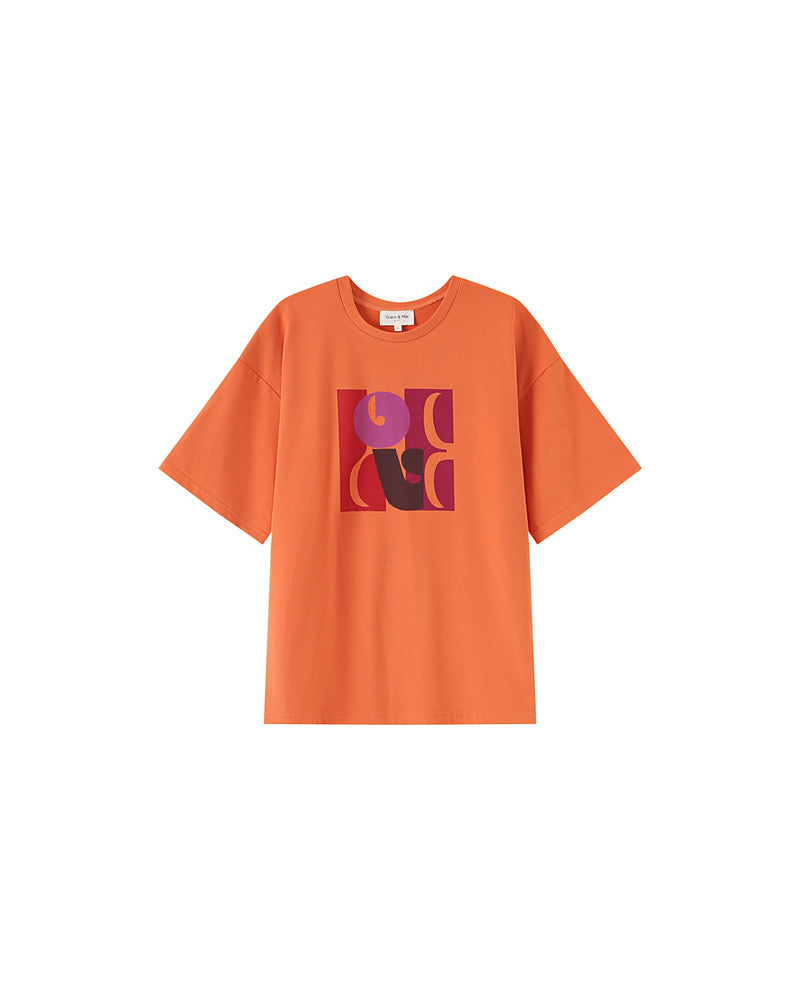 TEESHIRT LENNY ORANGE