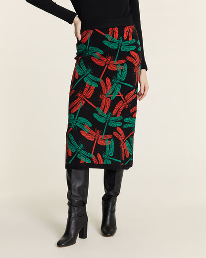 DRAGONFLY KNIT SKIRT