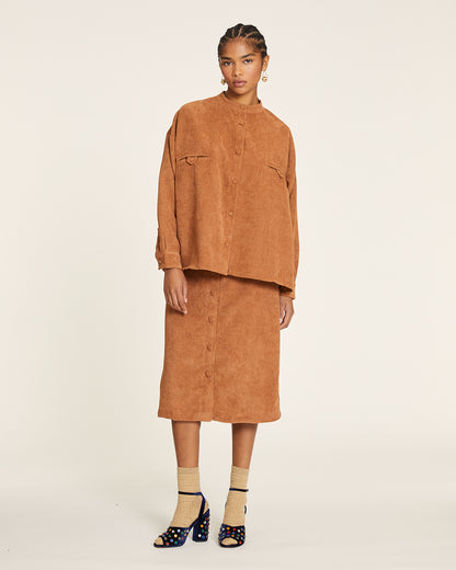 TOFFE MAO CORDUROY SHIRT
