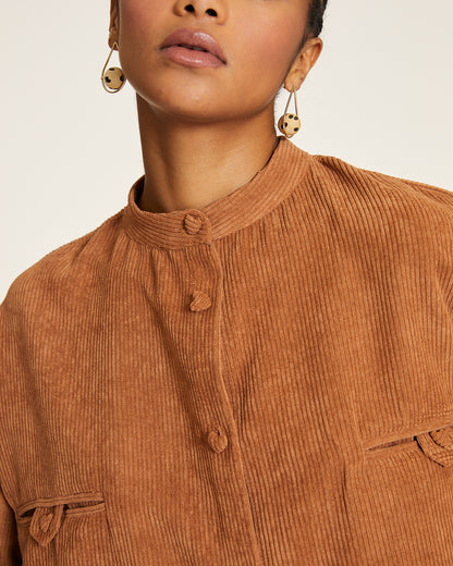 TOFFE MAO CORDUROY SHIRT
