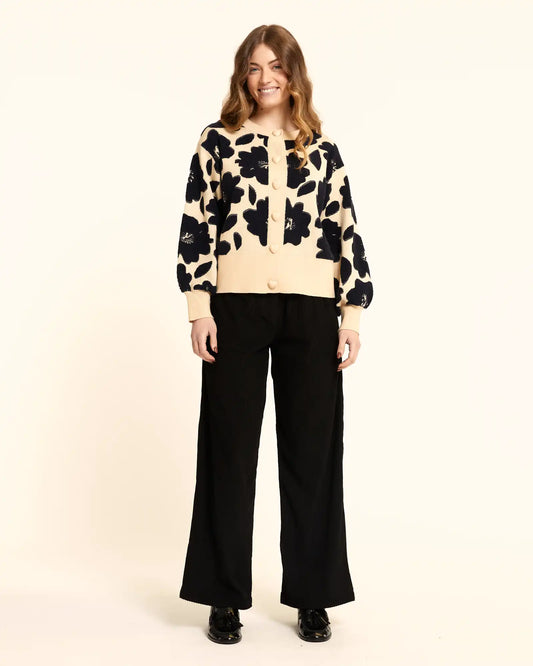 REBECA FLORAL BEIGE