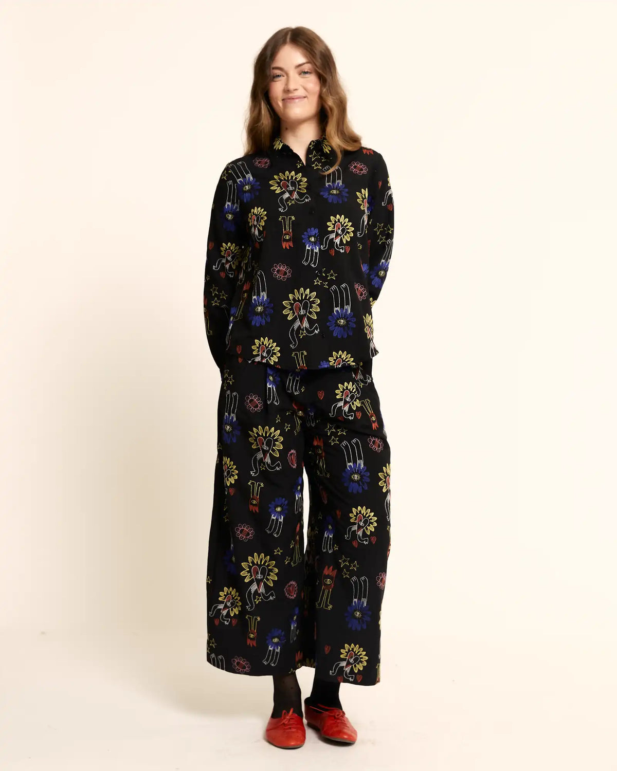 "Love" Embroidered Shirt