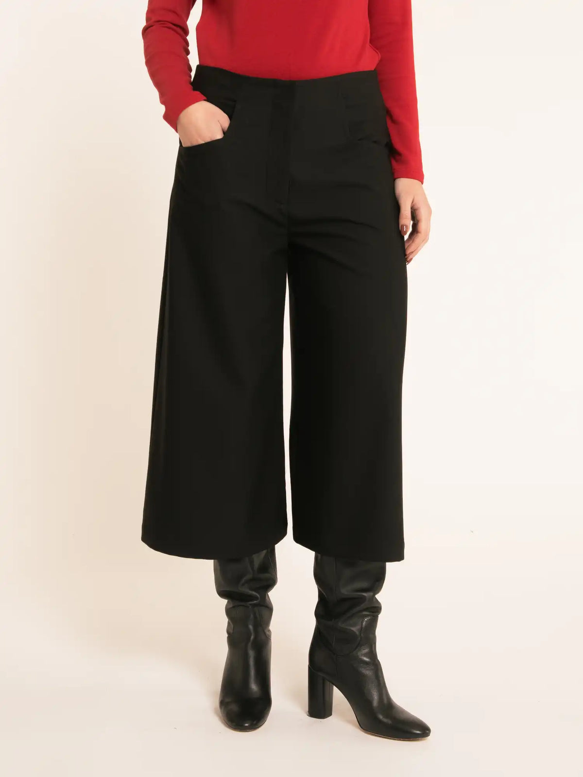 Greta Black Breeches