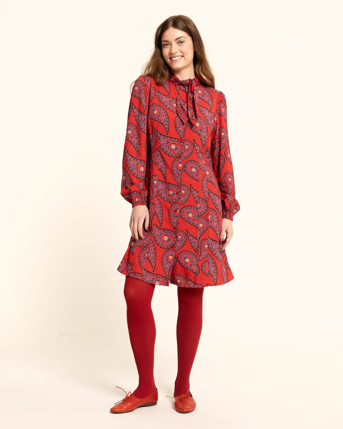 Red Parsley Short Dress