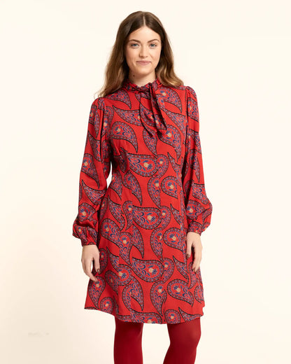 Red Parsley Short Dress
